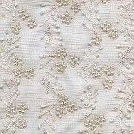 Bridal Beaded Fabric