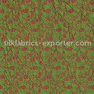 Spun And Noil Silk Fabric