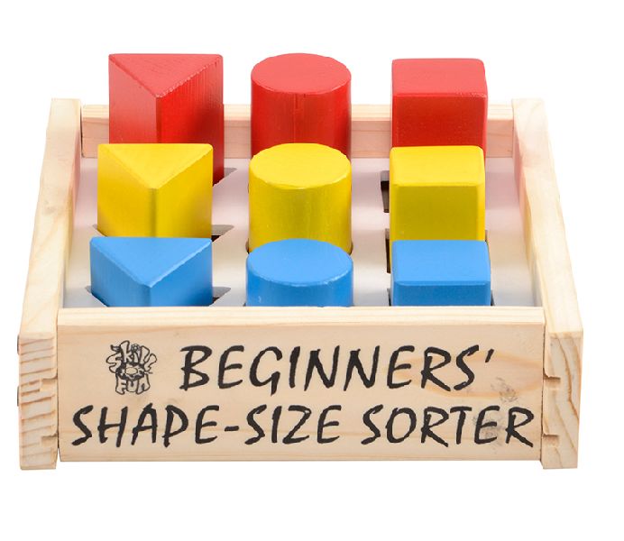 Beginners Shape Size Sorter