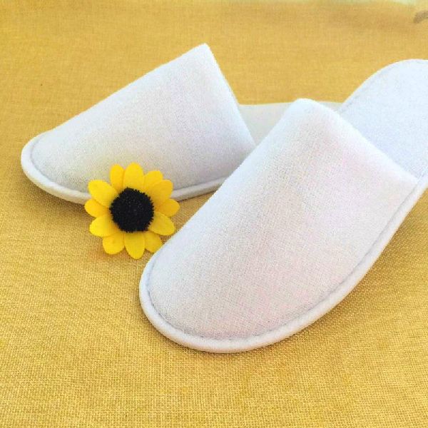 Plain Terry Fleece Disposable Slipper, Color : White at Rs 18 / Pair in ...