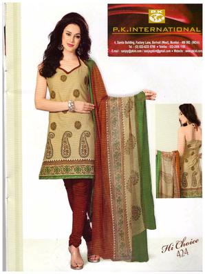 Cotton Printed Punjabi Suit, Size : M, L, XL, XXL