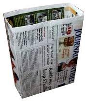 Newspaper Grocery Bags