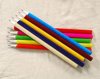 Velvet Pencils, for Stationery, School, Office, Gift, Packaging Type : Cartoon