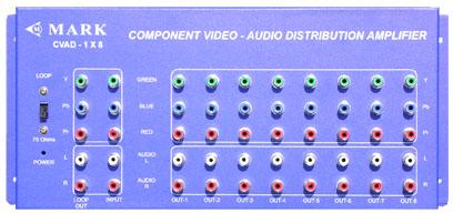 Component Video-Audio Distribution Amplifier