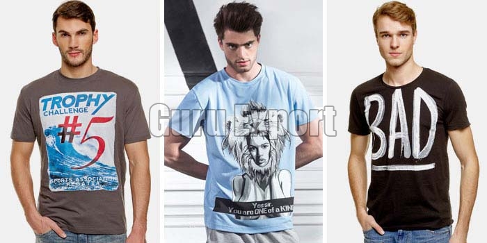 Mens Round Neck T-shirts