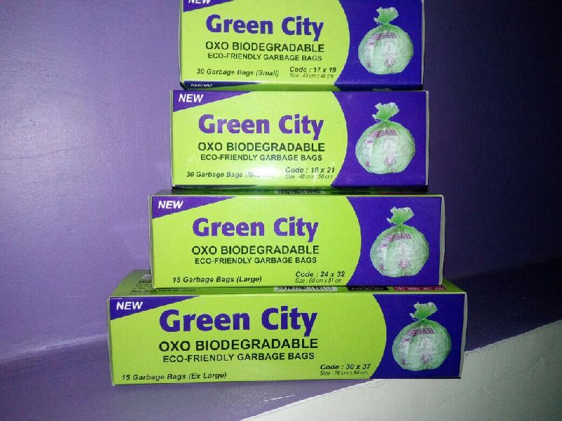 Green city best sale garbage bags