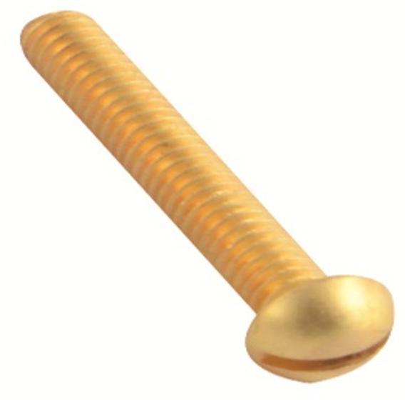 Brass Slottted Round Head Screws