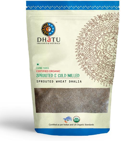 Organic Sprouted Wheat Dhalia