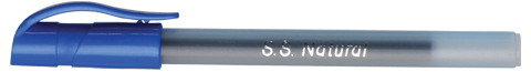 Blue Polypropylene S.S. Natural pen