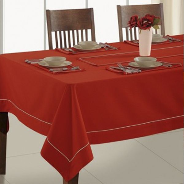 Maroon Colored Table Cover