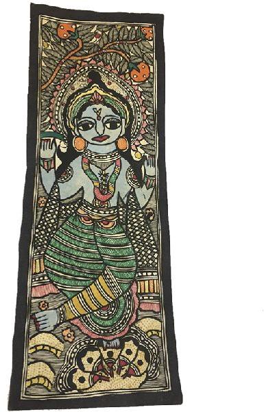 Traditional Madhubani Painting Depicting