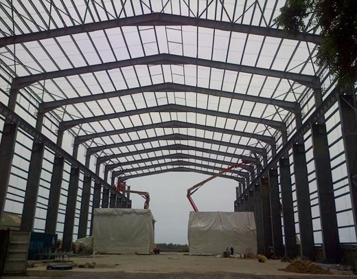 Industrial shed fabrication