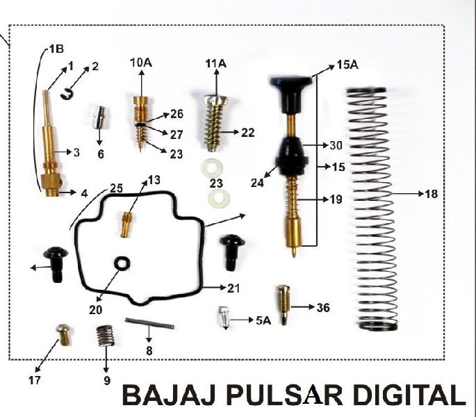 Carburettor Repair Kit Pulsar Digital