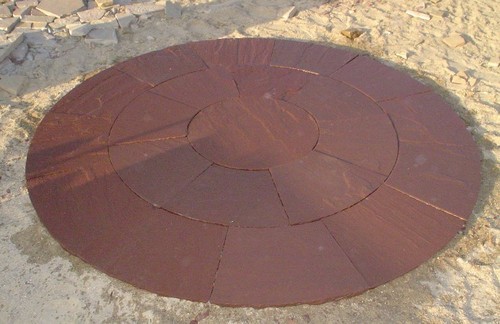 Sandstone Circle Tiles