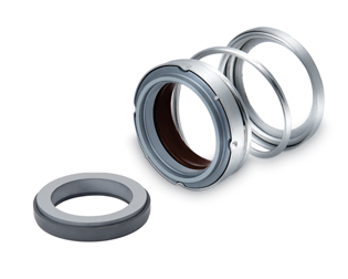 Single Coil Spring Seals with Elastomeric bellow