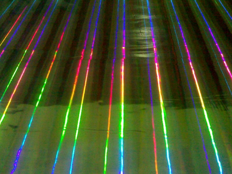 Holographic polyester film