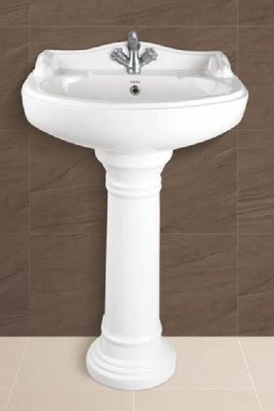 Serena Plain Pedestal Wash Basin