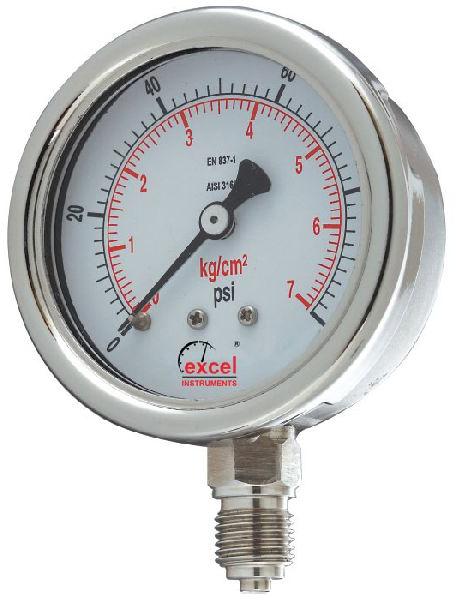 EGT Bourdon Type Pressure Gauges, Operating Temperature : - 25°C to + 65°C