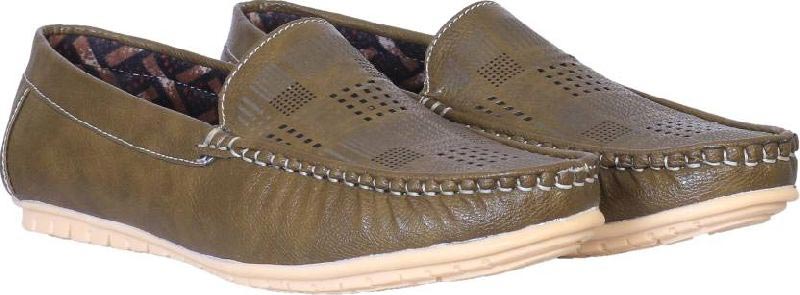 Olive Candey Loafer Shoes