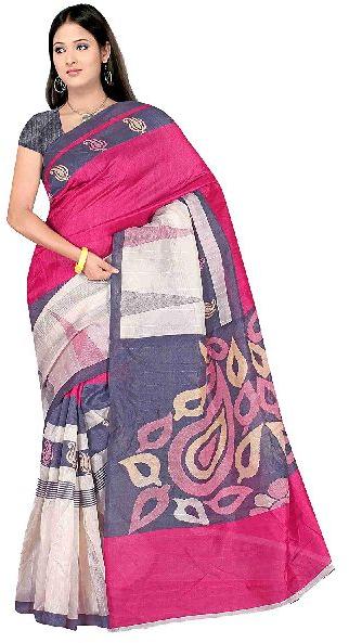 Printed Cotton Silk Sarees, Occasion : Festival Wear, Party Wear