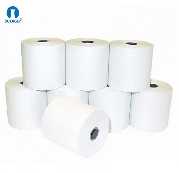 Rukav Billing Machine Thermal Paper Roll with 55 GSM (79 mm x 30 Meter) Pack of 25