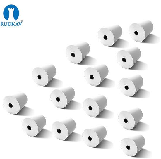 Rudkav Billing Machine Thermal Paper Roll with 55 GSM (79 mm x 40 Meter) Pack of 30