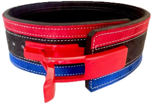 Tri Color Weight Lifting Suede Leather Belt / Tri Color Leather Belt / Weight Lifting Lever Belt