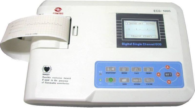 Contect Single Channel ECG Machine