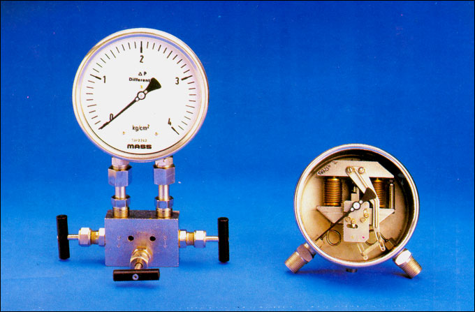 Bellow Differential Pressure Gauges, Dial Size : 150mm
