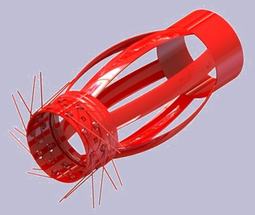 Bow Spring Casing Centralizer,