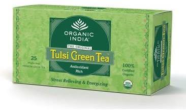 Orgnic IndiaTulsi Green Tea