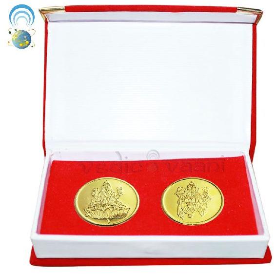 Laxmi Ganesh Copper Coin