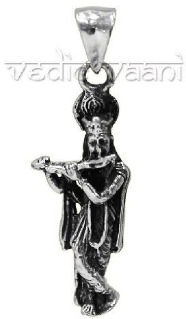 Sterling Silver Krishna Pendant