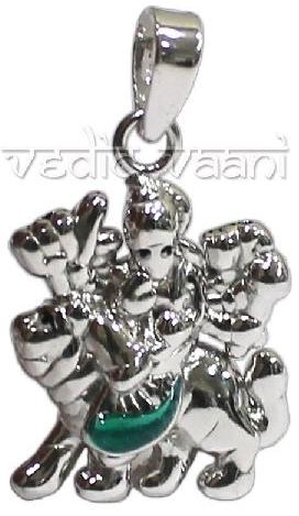 Sterling Silver Maa durga Pendant