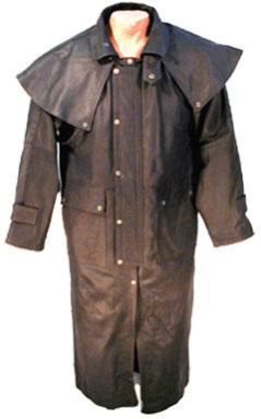 Leather Long Coat PL-1603