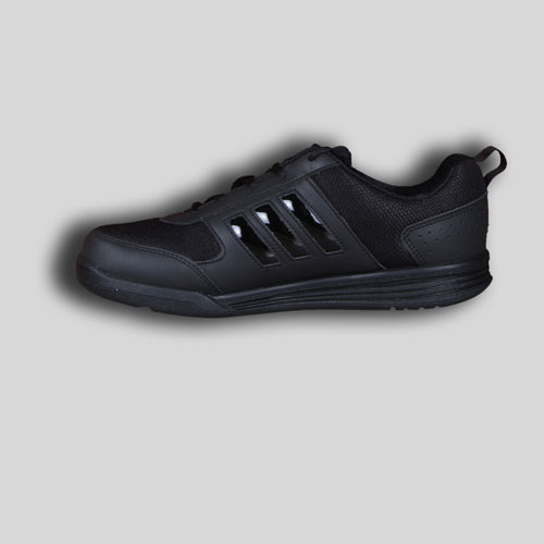adidas black formal shoes