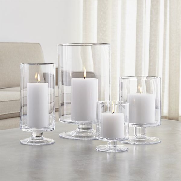 Glass Candle Holder, for Hotels, Home, Banquets, etc.