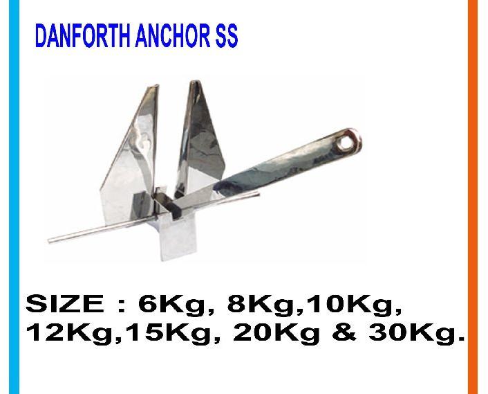 Danforth Anchors( Stainless Steel)