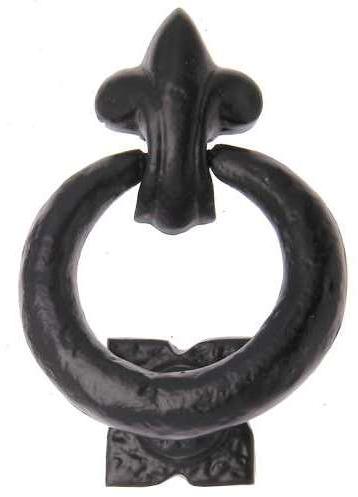 5 Inch Ring Home Knocker, Color : Black