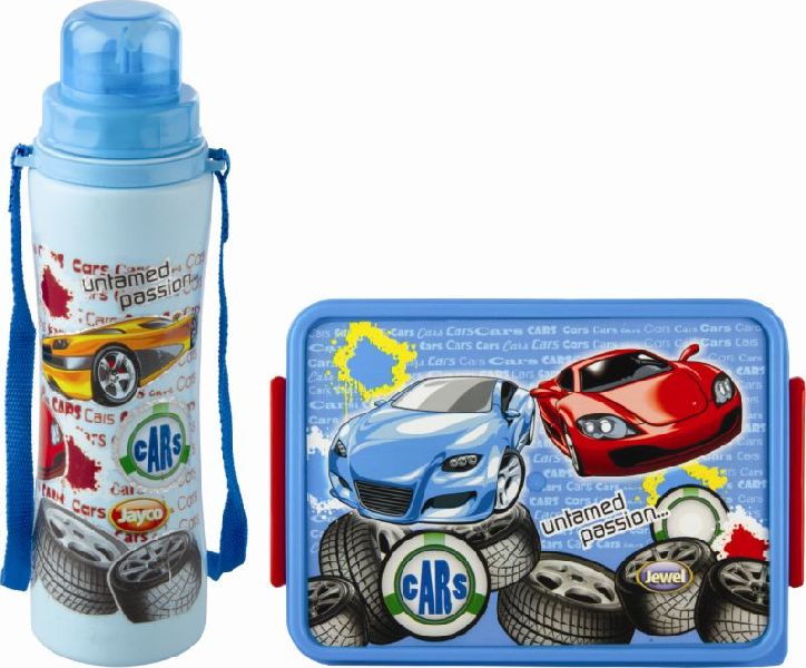 Jayco Blue Lunch Box & Water Bottle Set