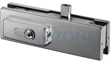 OPL-1A Sleek Bolt Corner Patch Lock, for Home, Hotel, Office etc., Color : Silver