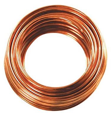 Round Copper Wire, Color : Brown