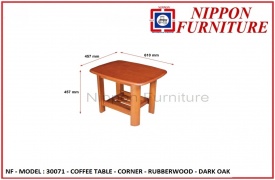 Rubberwood Coffee Table