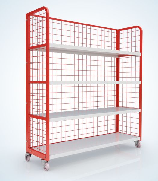 High Quality Wire Mesh Gondola Shelving, Wire Shelving Standards