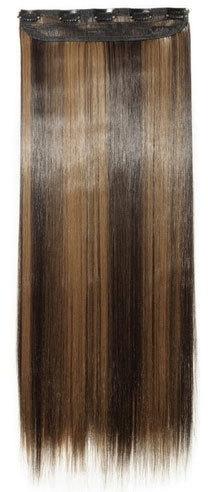 Brown & Golden 5 Clip Straight Hair Extension