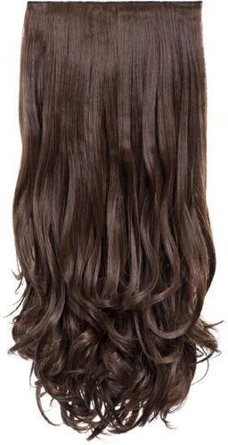 Artificial 5 Clip Wavy Hair Extension, for Personal, Parlour, Length : 28 Inch
