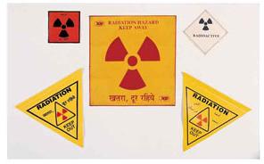 Radiation Warning Sign Boards