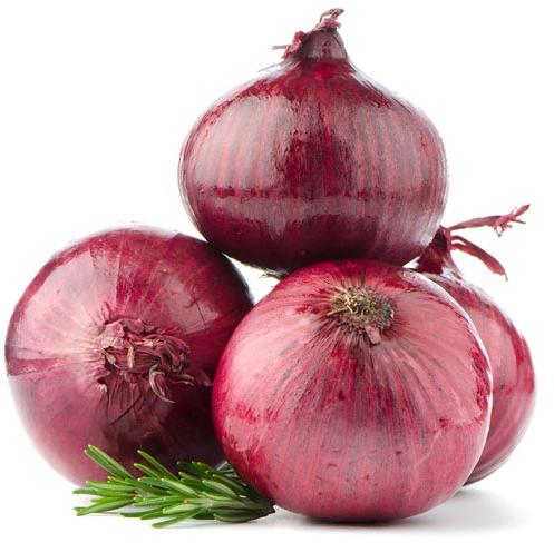 Dehydrated red onions