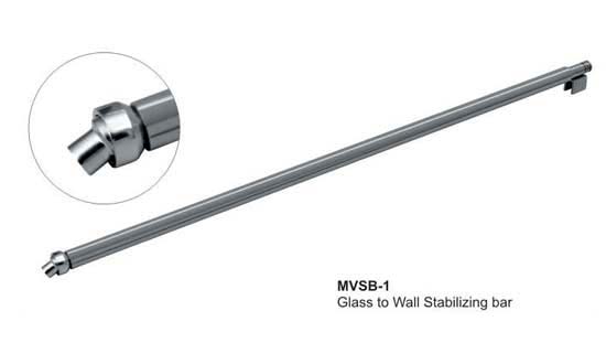 Wall To Glass Stabilizing Bar