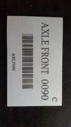 Metal Bar Code Labels